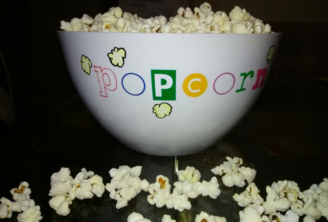 Plastic Popcorn Bowl